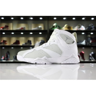 Nike Air Jordan 7 Beyaz / Metal Gümüş / Platini Basketbol Ayakkabısı Türkiye - E7YAPKPO